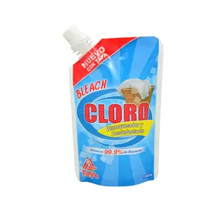 Haoyu Packaging sacchetti flessibili con beccuccio sacchetto detergente liquido imballaggio crema per la cura della pelle campione cosmetico liquido