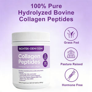 Premium Grade Typ I & III Ungeschmackte, schnell auflösende essentielle Aminosäuren unterstützen hydrolysiertes Kollagen peptid pulver - Product Image 5