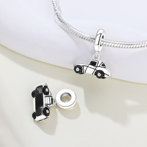 Original white copper <b>bead</b> <b>bracelet</b> - DIY car pendant jewelry, a personalized accessory suitable for both men and women - Product Image 5