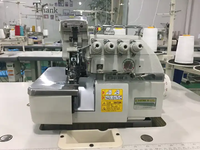 Machine à coudre surjeteuse industrielle à grande vitesse à quatre fils à entraînement direct GC747N, à économie d'énergie