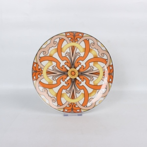 <span class=keywords><strong>Vaisselle</strong></span> en grès peinte à la main, style <span class=keywords><strong>baroque</strong></span> méditerranéen, motif floral multicolore bleu et jaune, vintage - Product Image 2