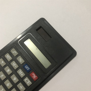 Medium Sized Small Screen Calculator Battery Powered Black ABS Material For Office Use - Product Image 2