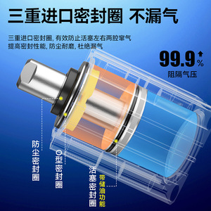 กระบอกสูบบาง Sda ขนาด 32x25 ตัวเรือนสแตนเลส แบบกด-ดึง ปรับระดับได้ - Product Image 5