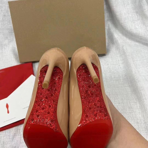 Sandali da Donna <span class=keywords><strong>con</strong></span> Tacco a Spillo e Strass Scintillanti, che Valorizzano Perfettamente la Forma delle Gambe - Product Image 4