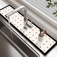 Nouvel Arrivage Tapis de Séchage pour Évier de Cuisine Moderne avec Logo Personnalisé, Absorbant l'Eau, Lavable
