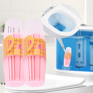 Toilette autonettoyante portable avec bloc de rétention de parfum désodorisant bloc de nettoyage <span class=keywords><strong>suspendu</strong></span> de forme solide jetable - Product Image 1