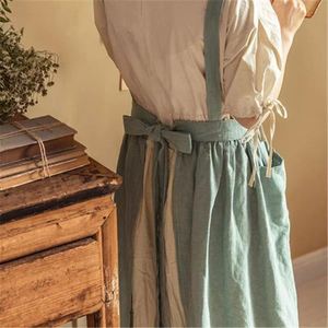 Tablier de cuisine rétro français, style pastoral moderne et simple, anti-taches d'huile, pour la cuisine et la maison, au tempérament artistique nordique - Product Image 2