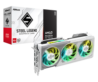 Carte graphique A-SRock Radeon RX 9070 XT Steel Legend 16 Go GDDR6 pour PC de jeu de bureau