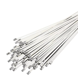 <span class=keywords><strong>Fascette</strong></span> Autobloccanti in Acciaio Inox 304 Resistenti alle Alte Temperature 4,6mm X 400mm per Uso Industriale Elettrico e Legatura Cavi - Product Image 5