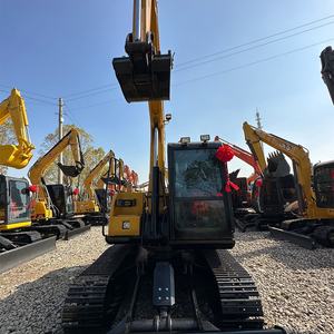 Excavatrice SANY SY95 d'occasion en gros, modèle 2023, poids opérationnel de 9,5 tonnes, capacité de la benne de 0,4 m, prix bas, moteur Isuzu - Product Image 2