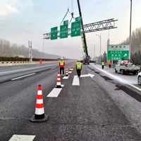 Panneau d'avertissement en aluminium pour la sécurité routière