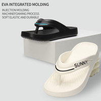 Tongs plates unisexes ouvertes pour l'été et le printemps, idéales pour la plage, personnalisables avec monogramme, légères et de haute qualité