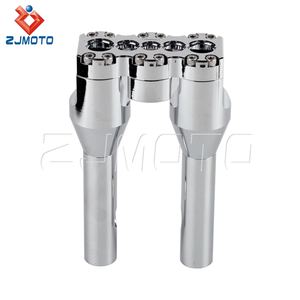 Pince de guidon de moto de 1 "6"- 12 "+ 1" pour Harley Road <span class=keywords><strong>Electra</strong></span> Glide Street Fat Bob Fatboy FLHT FLTR FLHR - Product Image 2