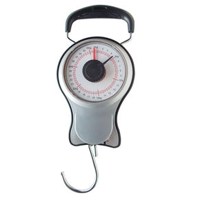 후크 낚시 교수형 저울 기계식 주방이 있는 수하물 무게 저울, 테이프 측정기가 있는 다목적 여행 가방 저울 - Product Image 3