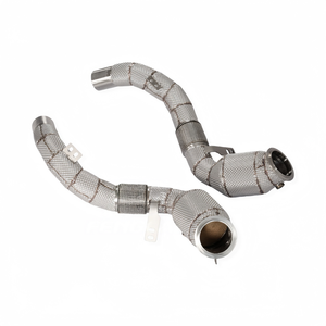 Collettore di Scarico per Auto ad Alte Prestazioni per BMW F85 X5M F86 X6M S63 4.4T, Tubi di Scarico Downpipe con Copertura Isolante Termica, Miglioramento della Potenza - Product Image 5