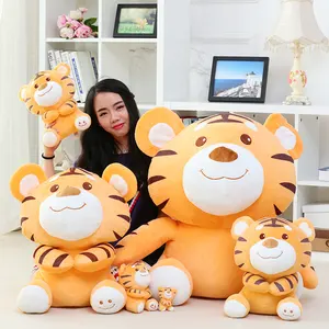 30CM 40CM Soft Tiger Plüsch tier Gefüllte Plüsch Cartoon Chinese Zodiac Animal Tiger