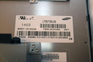 หน้า<span class=keywords><strong>จอ</strong></span> LCD ซัมซุง ขนาด <span class=keywords><strong>27</strong></span> <span class=keywords><strong>นิ้ว</strong></span> รุ่น LTM270DL06/07/08 LTM270DL11 LTM270RL01 LTM270FL01 สำหรับเปลี่ยนหน้าจอคอมพิวเตอร์แบบออลอินวัน - Product Image 2