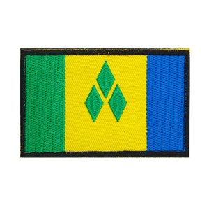Drapeaux de pays de Sierra Leone de haute qualité, à coudre ou à thermocoller, avec fermeture auto-agrippante, vente en gros - Product Image 6