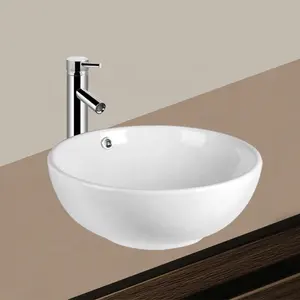 Lavabo de comptoir en marbre au design moderne facile à nettoyer évier à main en céramique lavabo d'art blanc maison salle de bain lavabo de comptoir