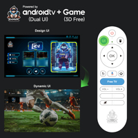 Konsol Game TV Profesional Zoku G8MAX 32GB ROM Android 14 Dekoding 8K Kontroler Nirkabel Ganda 2.4G Kartu TF 128GB Permainan