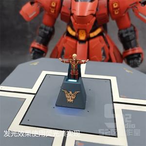 RG HG 1/144 Figuras de PVC Impresas de Alta Precisión, Char de Contrataque con Discurso, con 4 Oficiales, Escena de Hangar - Product Image 2