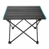 Table pliante portable moderne pour barbecue, pique-nique et camping, en aluminium, équipement de randonnée 4 saisons, mobilier d'extérieur, entrepôt