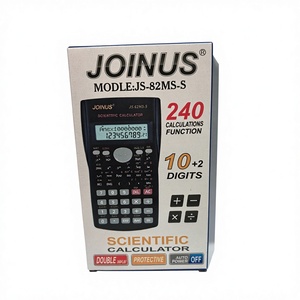 <span class=keywords><strong>Calculadora</strong></span> Científica <span class=keywords><strong>de</strong></span> 12 Dígitos Joinus JS-82MS-S para Estudiantes, con Alimentación por Batería, Material Escolar Promocional para Exámenes - Product Image 5