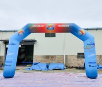 Arche gonflable de course de publicité, fabricant gonflable d'arche de ligne d'arrivée de début Chine
