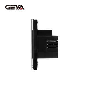 Europäische Deutsche Schuko-Steckdose Einzelsteckdose 16A 100-240V Touch-Panel Wasserdichte Glas-Wandsteckdose 228mm - Product Image 4