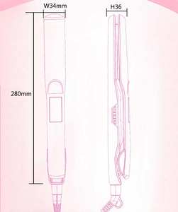 नई शैली केराटिन <span class=keywords><strong>230</strong></span> F1 पेशेवर प्रो नैनो टाइटेनियम बालों को कस्टम लोगो के साथ सीधे फ्लैट आयरन - Product Image 4
