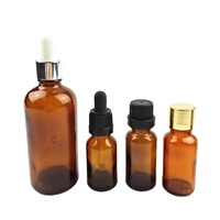 Ensemble d'huiles essentielles en verre ambré de 5 ml, 10 ml, 30 ml, flacon compte-gouttes en verre de 30 ml pour aromathérapie avec bouchon sécurité enfant