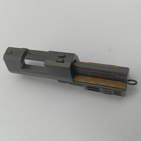 Pistolet anti-stress EDC en alliage de zinc avec mécanisme de poussée manuel infini, services d'usinage par électro-érosion à fil et CNC