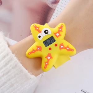 Nouvelle montre à claquer pour enfants créative et colorée, adorable, pliable, montres à claquer en silicone pour enfants, animaux en 3D, dessins animés - Product Image 6