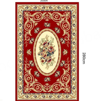Handgefertigter Hochflor Boho Perserteppich aus Wolle und Acryl mit Blumenmuster, rutschfest, haustierfreundlich, für Wohnzimmer und Schlafzimmer
