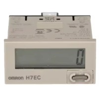 Compteur numérique Omron H7EC-NFV H7ET-N à 6 chiffres, écran LCD, acier inoxydable, 24V, pour le comptage, le chronométrage, le totalisation, l'automatisation industrielle
