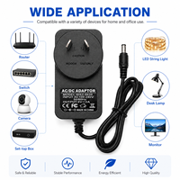 Adaptateur secteur AC/DC 6V 2A ODM/OEM, prise AU 5,5x2,5 mm, chargeur mural 12W pour haut-parleur Bluetooth et caméra de sonnette