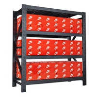 Étagère de stockage industrielle durable, rayonnage en acier robuste pour atelier et centre logistique