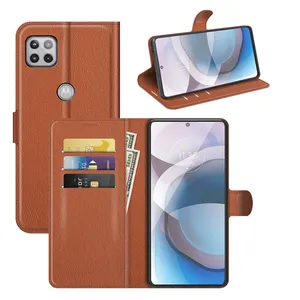 Luxury Phone Case Wallet with Card Slot Magnetic Leather Case For Motorola One 5G Ace G9 Play G9 Plus E7 Plus