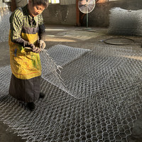 Fourniture d'usine Cages remplies de pierre bon marché Grillage hexagonal Tissé Gabion Clôture Galvanisé