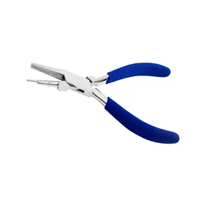 142mm Length DK812 Three Step Round And Chain Nose Plier Needle Nose Pliers For Jewelry Gemstone Making