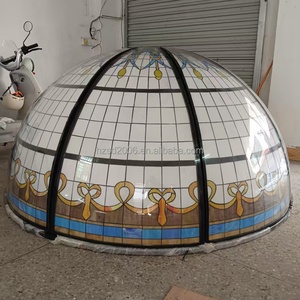 Domo de Vidrio Tiffany KT Sólido Personalizado de Fábrica China para Comedor, Dormitorio, Vestíbulo, Bar al Aire Libre, Hotel, Iglesia, Entrada - Product Image 2