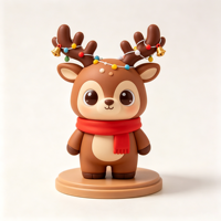 Figuras Coleccionables de Vinilo PVC Personalizadas al por Mayor, Caja Sorpresa con Santa Claus, Muñeco de Nieve y Reno Navideños