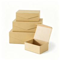 Boîte magnétique élégante de style enveloppe, boîte magnétique en papier rigide avec logo personnalisé et rabat triangulaire pour l'emballage de cadeaux