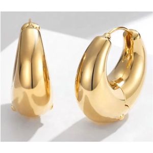 ซินฟลาย ขายส่ง เครื่องประดับทองคำแท้ 18k ต่างหูทรงหยดน้ำ แฟชั่น 2023 - Product Image 3