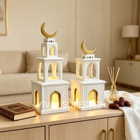 Superwin 2027 NOUVEAU - Lumières du Ramadan - Ornement Ramadan Kareem pour la table de la maison - Décorations du Ramadan 2026