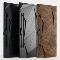 Puerta Exterior de Entrada Principal de Metal para Casa, Puertas de Seguridad Externas Pivotantes de Acero de Alta Calidad Personalizadas por Guangdong Daji