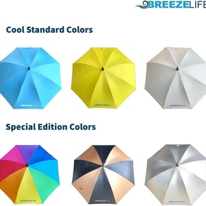 Outdoor Straight Mist Cooling Fan <b>Umbrella</b> with Manual Control Business Gift Set and Water Spray Function - Product Image 5