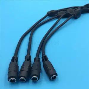 18AWG 5,5*2,1 DC-Stecker kabel Buchse Netz kabel zum Pigtail-Kabel ende offen mit verzinntem Kabel 12V CCTV-Kamera