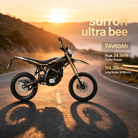 En stock 2026 Ultra Bee 24.5KW Moto tout-terrain pour adultes Surron Power 24500W avec moteur sans balais