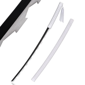 <span class=keywords><strong>Demon</strong></span> <span class=keywords><strong>Slayer</strong></span> <span class=keywords><strong>Manga</strong></span> Inosuke Hashibira arma Replica Nichirin lama in acciaio al carbonio Katana spada con fodero in legno - Product Image 1